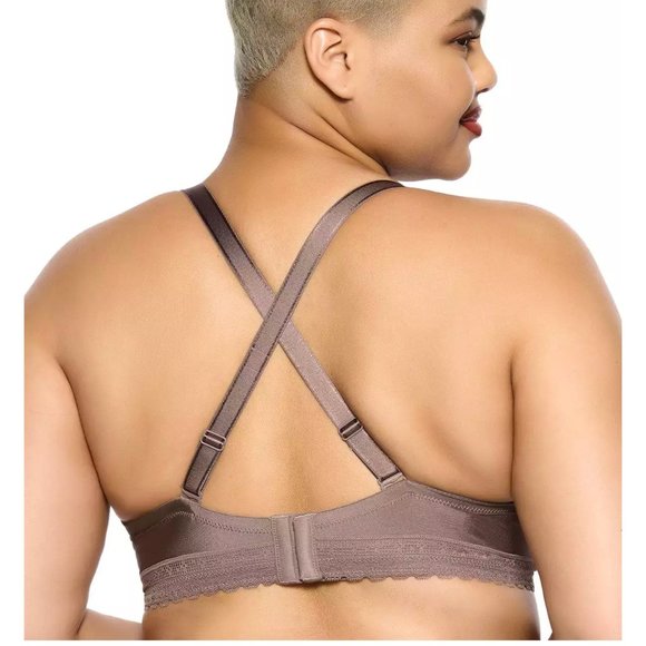 Paramour by Felina Gorgeous Memory Foam Contour Convertible T-Shirt Bra Black - Picture 8 of 9